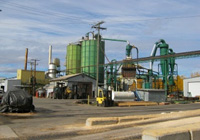wood pellet plant site locations in Canada